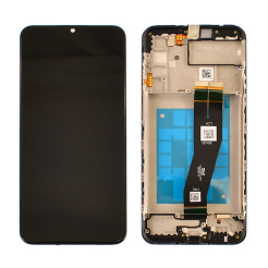 Дисплей Samsung A025G Galaxy A02s black, с рамкой, Service Pack Original