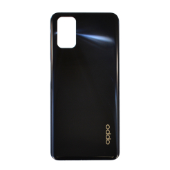 Задняя крышка OPPO A52 black (без стекла камеры)