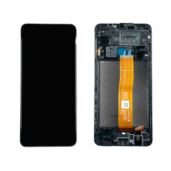 Дисплей Samsung A125 | M125 Galaxy A12 | M12 2020 black, с рамкой, Service Pack Original