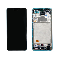 Дисплей Samsung A725 Galaxy A72 2021 blue, с рамкой, Service Pack Original