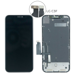 Дисплей iPhone Xr black complete, Original (REF FOG, замененный сенсор) rev. LG DTP