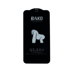 Защитное стекло 9H BAIKO iPhone XS Max | iPhone 11 Pro Max black с сеткой на динамику (без упаковки)