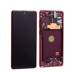 Дисплей Samsung N770 Galaxy Note 10 Lite red, с рамкой, Service Pack Original