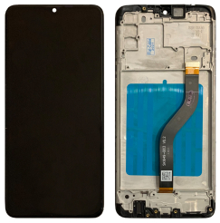 Дисплей Samsung A207 Galaxy A20s 2019 black, с рамкой, Service Pack Original