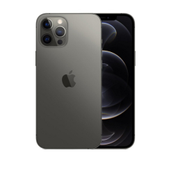 Задняя крышка корпуса iPhone 12 Pro Max black, со стеклом камеры, High Quiality