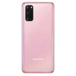 Задняя крышка Samsung G980 Galaxy S20 pink (без стекла камеры)