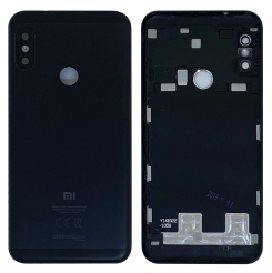 Задня кришка Xiaomi Redmi 6 Pro | Mi A2 Lite black (зі склом камери)
