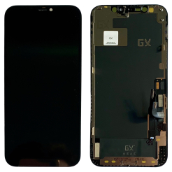 Дисплей iPhone 12 | iPhone 12 Pro black, с рамкой, GX OLED HARD (можно записать TrueTone)