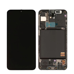 Дисплей Samsung A405 Galaxy A40 2019 black, с рамкой, OLED