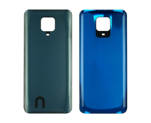 Задня кришка Xiaomi Redmi Note 9 Pro blue (зі склом камери)