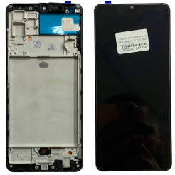 Дисплей Samsung A325 Galaxy A32 2021 black, з рамкою, OLED