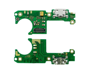 Шлейф (Flat cable) Nokia 3.1 Plus (TA-1104, TA-1113) Ch/connector (с компонентами) Copy-original