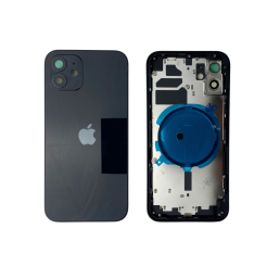 Корпус iPhone 12 black ver. EU, High Quiality (крышка НЕ цельнолитая)