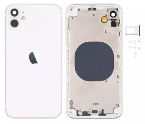 Корпус iPhone 12 white ver. EU, High Quiality (крышка НЕ цельнолитая)