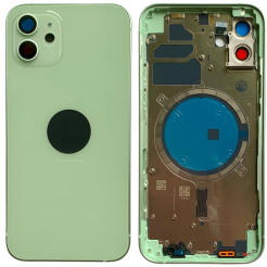 Корпус iPhone 12 Green в сборе с держателем SIM, кнопками, магнитами и сеткой, USA Original