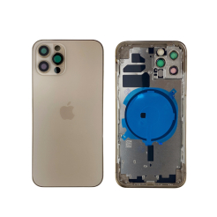 Корпус iPhone 12 Pro gold ver. EU, High Quiality (крышка НЕ цельнолитая)