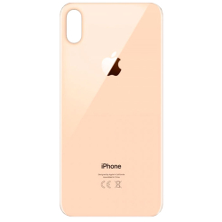 Задняя крышка корпуса iPhone Xs gold, большой вырез под камеру
