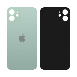 Задняя крышка корпуса iPhone 12 green, большой вырез под камеру, High Quiality (НЕ цельнолитая)