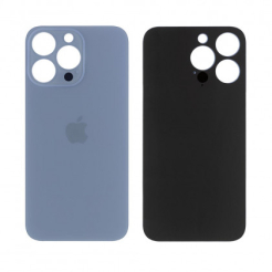 Задняя крышка корпуса iPhone 13 Pro blue, большой вырез под камеру. High Quiality