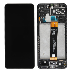 Дисплей Samsung A136 | A047 Galaxy A04s | A13 5G (rev 0.1) black, з рамкою, Original