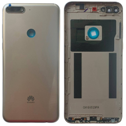 Задня кришка Huawei Y7 2018 | Y7 Prime 2018 gold (зі склом камери)