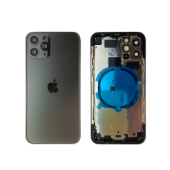 Корпус iPhone 11 Pro black ver. USA, High Quiality (крышка НЕ цельнолитая)