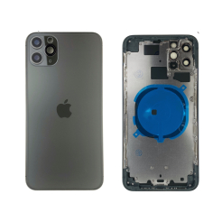 Корпус iPhone 11 Pro Max black ver. USA, High Quiality (кришка НЕ цільнолита)