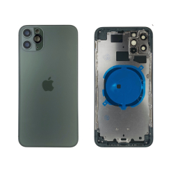 Корпус iPhone 11 Pro Max green ver. USA, High Quiality (кришка НЕ цільнолита)