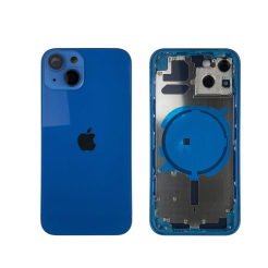 Корпус iPhone 13 Mini blue ver. USA, High Quiality (кришка НЕ цільнолита)