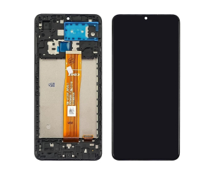 Дисплей Samsung A022 Galaxy A02 2021 black, с рамкой, IPS