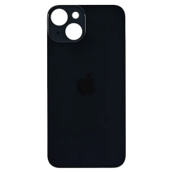 Задняя крышка корпуса iPhone 14 Plus black, большой вырез под камеру