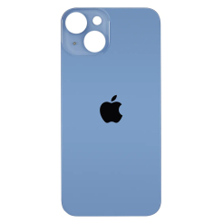 Задняя крышка корпуса iPhone 14 Plus blue, большой вырез под камеру. High Quiality