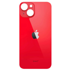 Задняя крышка корпуса iPhone 14 Plus red, большой вырез под камеру. High Quiality