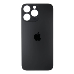 Задняя крышка корпуса iPhone 14 Pro black, большой вырез под камеру. High Quiality