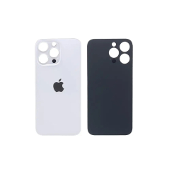 Задняя крышка корпуса iPhone 14 Pro Max starlight, большой вырез под камеру. High Quiality (НЕ цельнолитая)