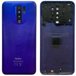 Задня кришка Xiaomi Redmi 9 purple (зі склом камери)