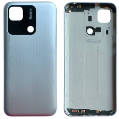 Задняя кришка Xiaomi Redmi 10A silver (без стекла камеры)