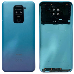 Задня кришка Xiaomi Redmi Note 9 white (зі склом камери)