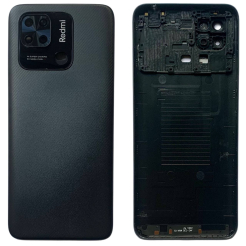 Задня кришка Xiaomi Redmi 10C gray (зі склом камери)