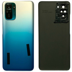 Задня кришка Xiaomi Redmi Note 10S 4G blue (зі склом камери)