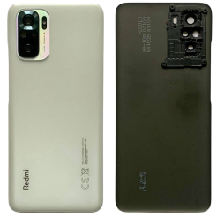 Задня кришка Xiaomi Redmi Note 10S 4G white (зі склом камери)