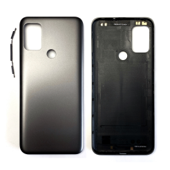 Задняя крышка Motorola Moto G20 black (без стекла камеры)