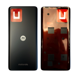 Задняя крышка Motorola Moto G72 black (без стекла камеры)