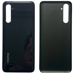 Задня кришка Realme 6 black (без скла камери)