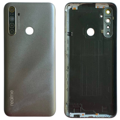 Задня кришка Realme 5i gray (зі склом камери)