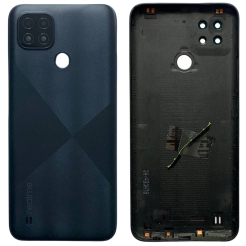 Задня кришка Realme C21 black (зі склом камери)
