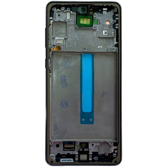 Дисплей Samsung A736 Galaxy A73 2022 black, з рамкою, OLED (вузькі рамки)