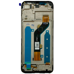 Дисплей Infinix Smart 6 black, з рамкою, Original (PRC)