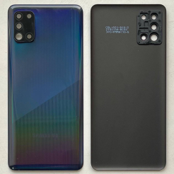 Задня кришка Samsung A315 Galaxy A31 2020 black (зі склом камери)
