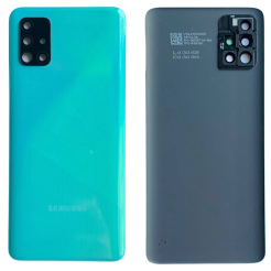Задня кришка Samsung A515 Galaxy A51 2019 green (зі склом камери)